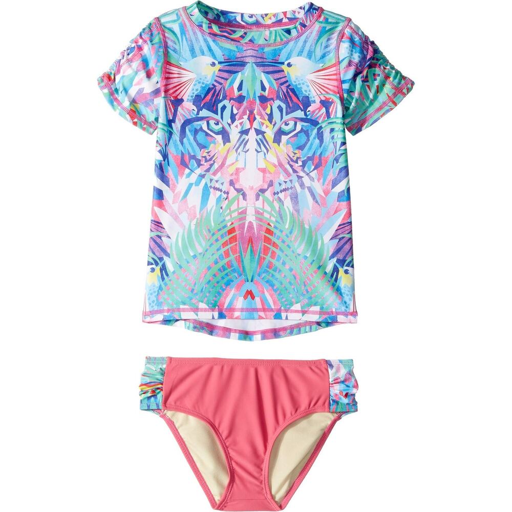 Appaman Kids Girl's Zuma Rashguard Set Bengali 4T